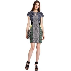 BCBG Chloe Blocked Kimono Dress Size XS